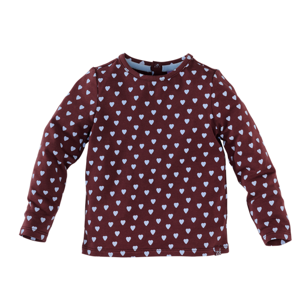 Z8 mini kids Girls longsleeve Madelief bordeau