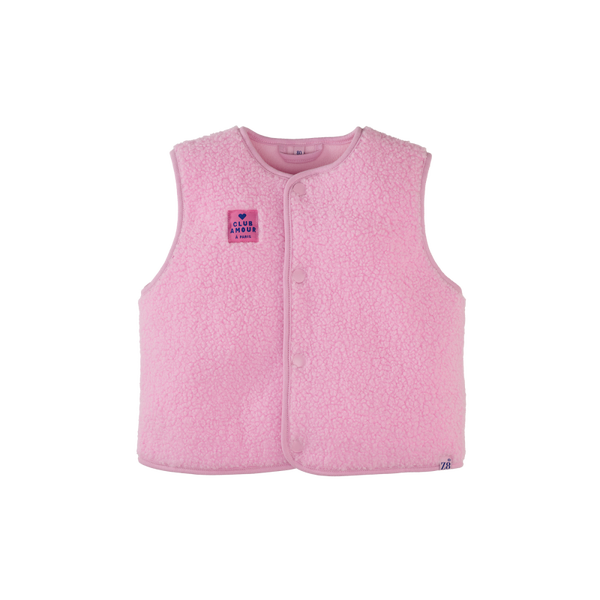 Z8 Mini kids Nicoloe Teddy Gilet playfull Pink