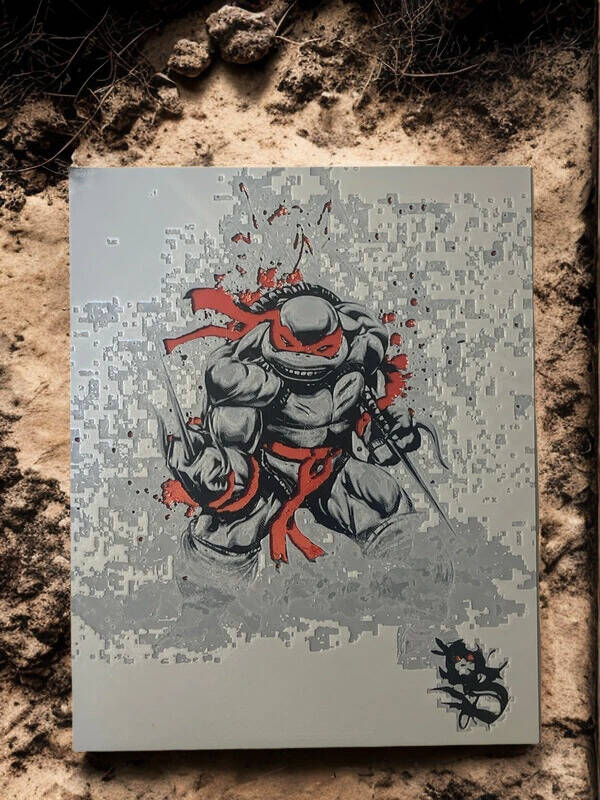 Hue forge tortue ninja Raphaëlo