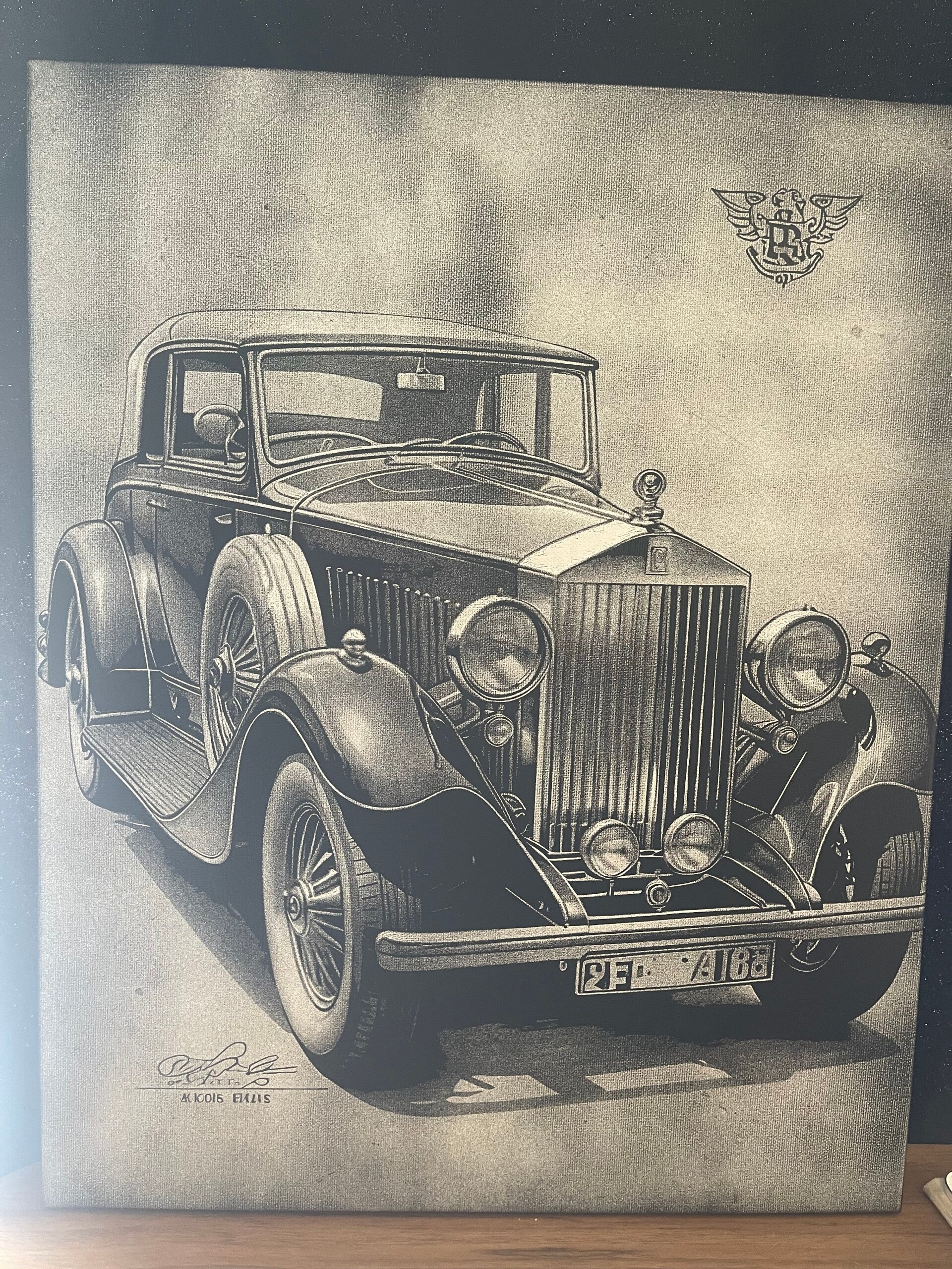 Tableau rolls royce