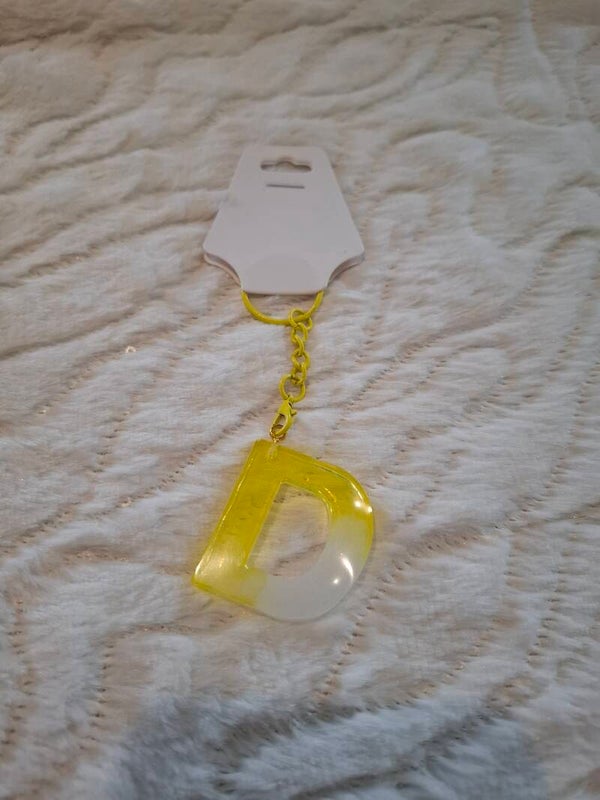 Alphabet Keyrings D/G/H