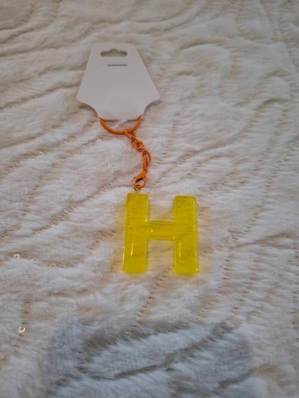 Alphabet Keyrings H/M/J