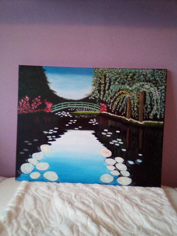 Lake painted