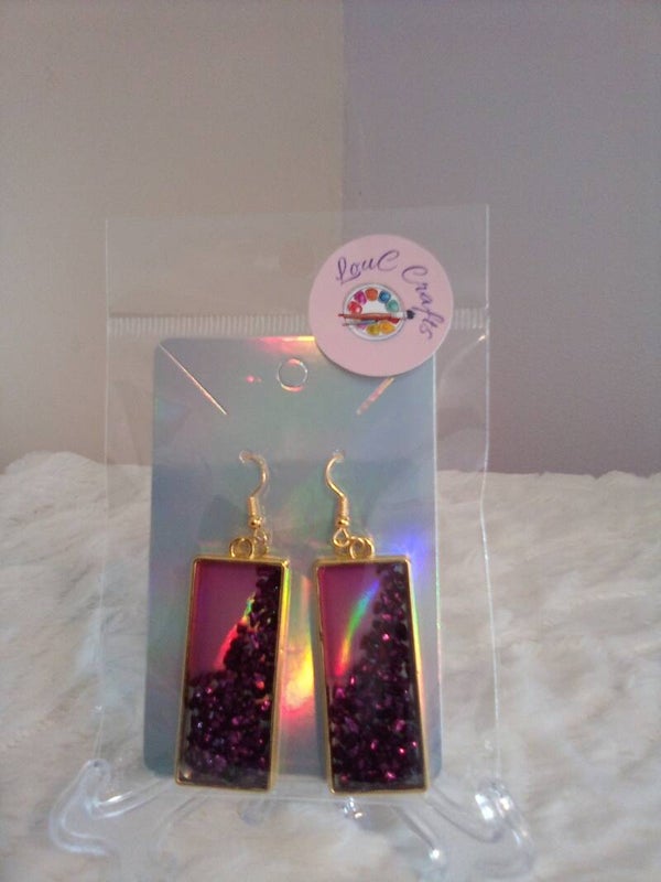 Gold plated earrings