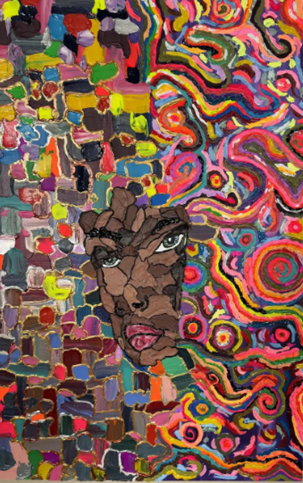 Beneath It All Original Acrylic Painting 24x36