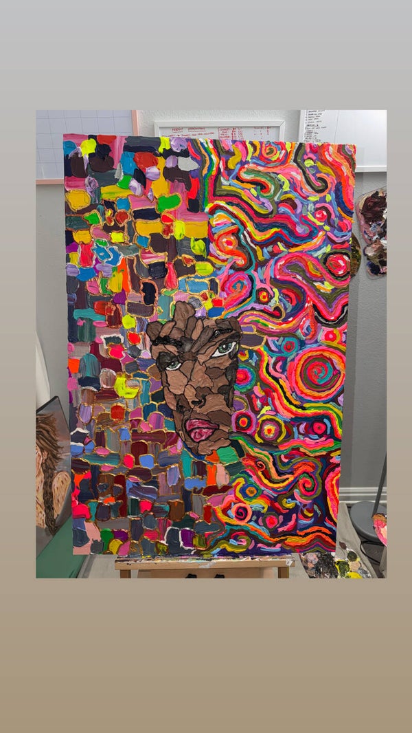 Beneath It All Original Acrylic Painting 24x36