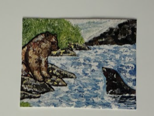Mini Print - Shoreline encounter