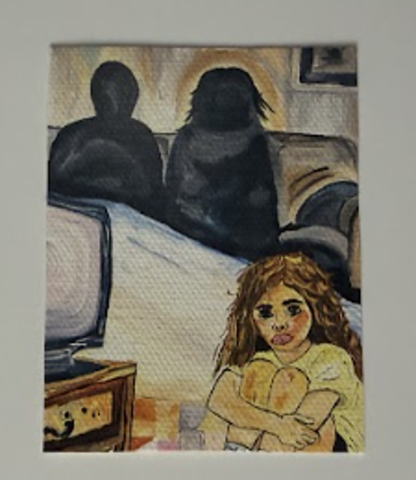Mini Print - The living room was always watching