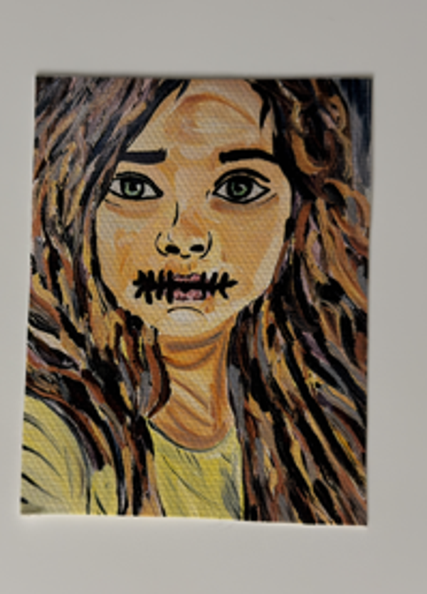 Mini Print - She heard everything