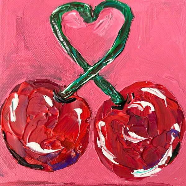Bound by Sweetness Original Acrylic on Canvas 6x6