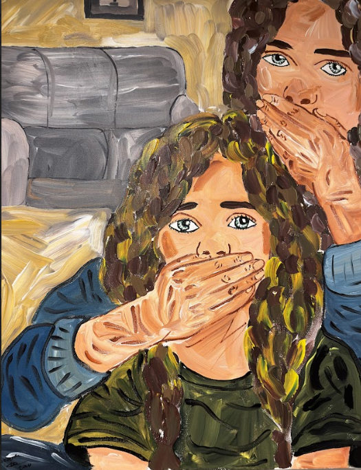 Inherited Silence Original Acrylic on Canvas 24x30 in