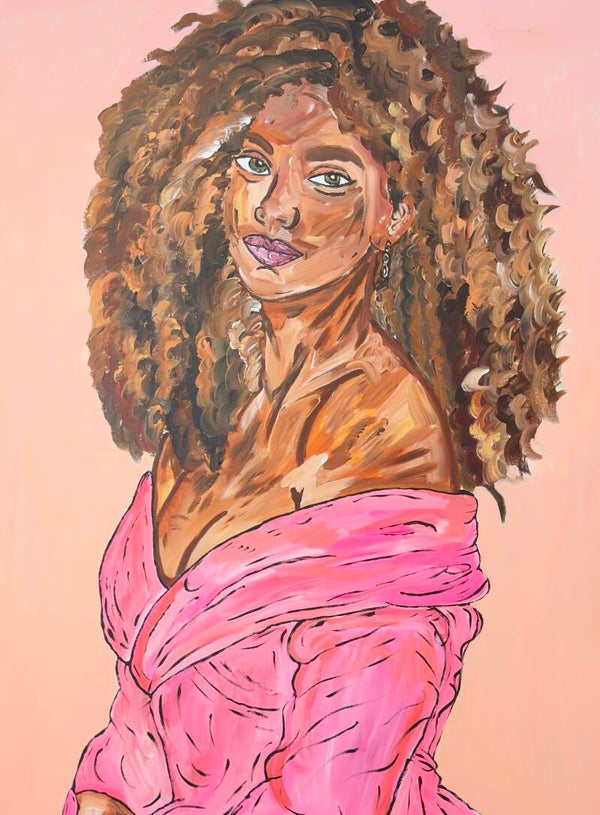 Inspiring Beauty Original Acrylic Painting on Canvas 30x40
