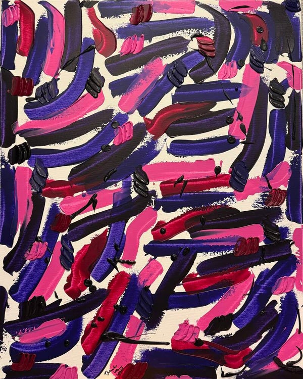 Sound Of Color Original Acrylic Painting on Canvas 24x30