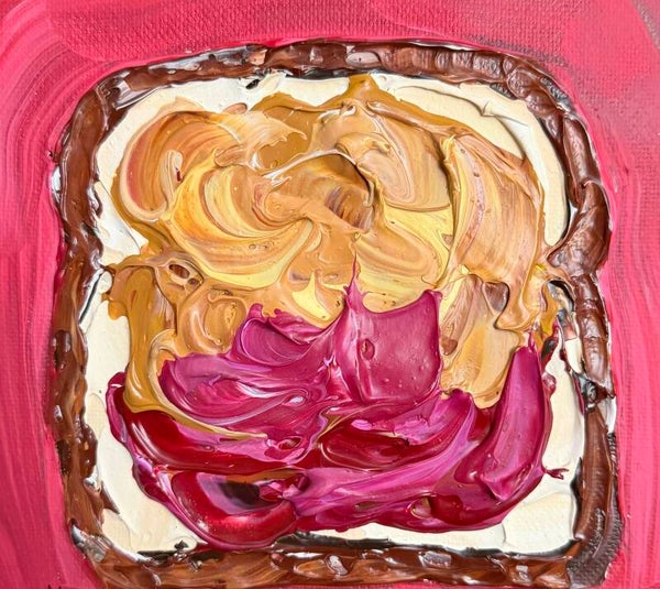 The Sweet Things We Keep Original Acrylic on Canvas 6x6