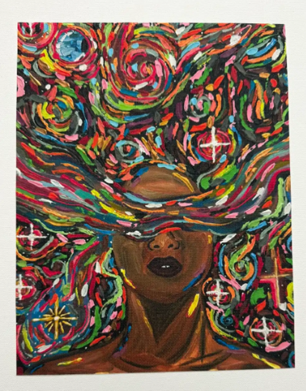 The Universe Inside Me Canvas Print