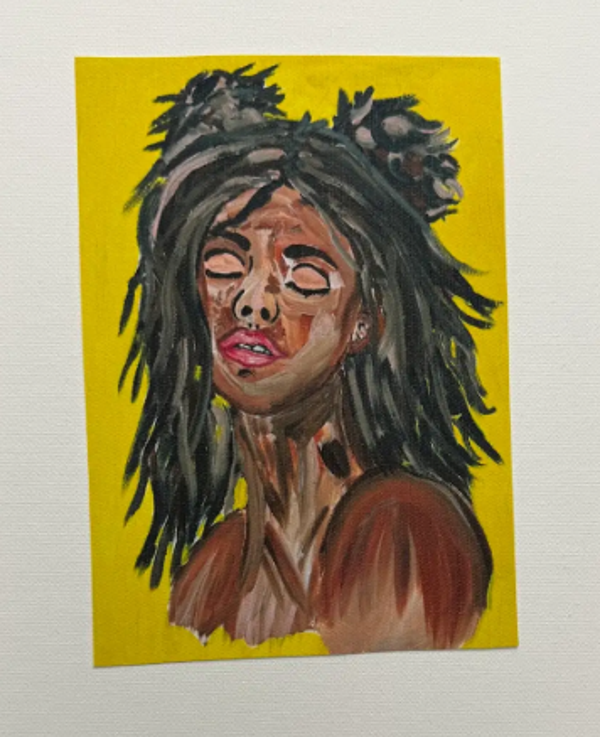 Yellow Millie Canvas Print