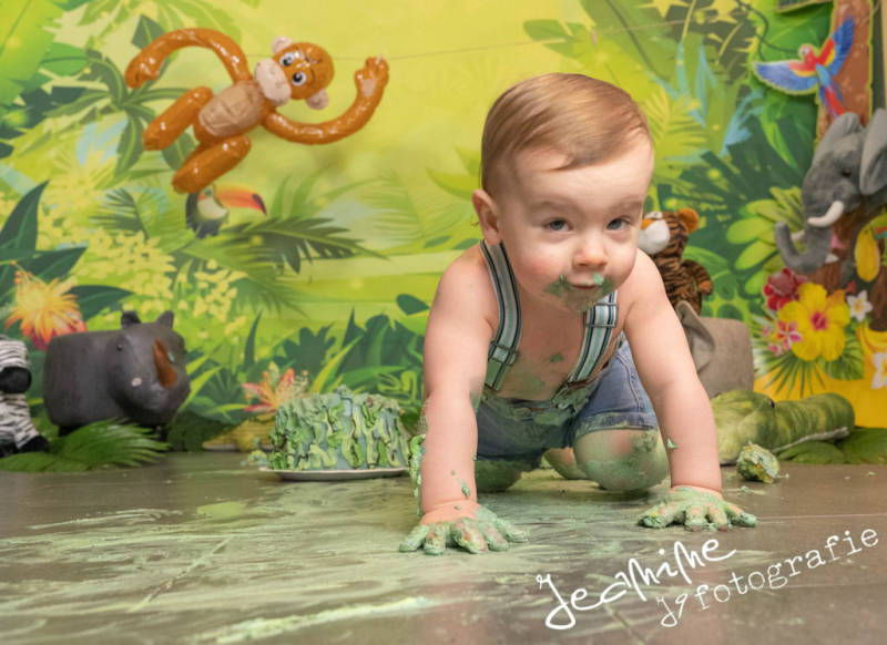 Cakesmash eersteverjaardag Weert Limburg Eindhoven Nederweert Budelsetting babyfotograaf kinderfotograaf eerstverjaardag hoera een jaar 