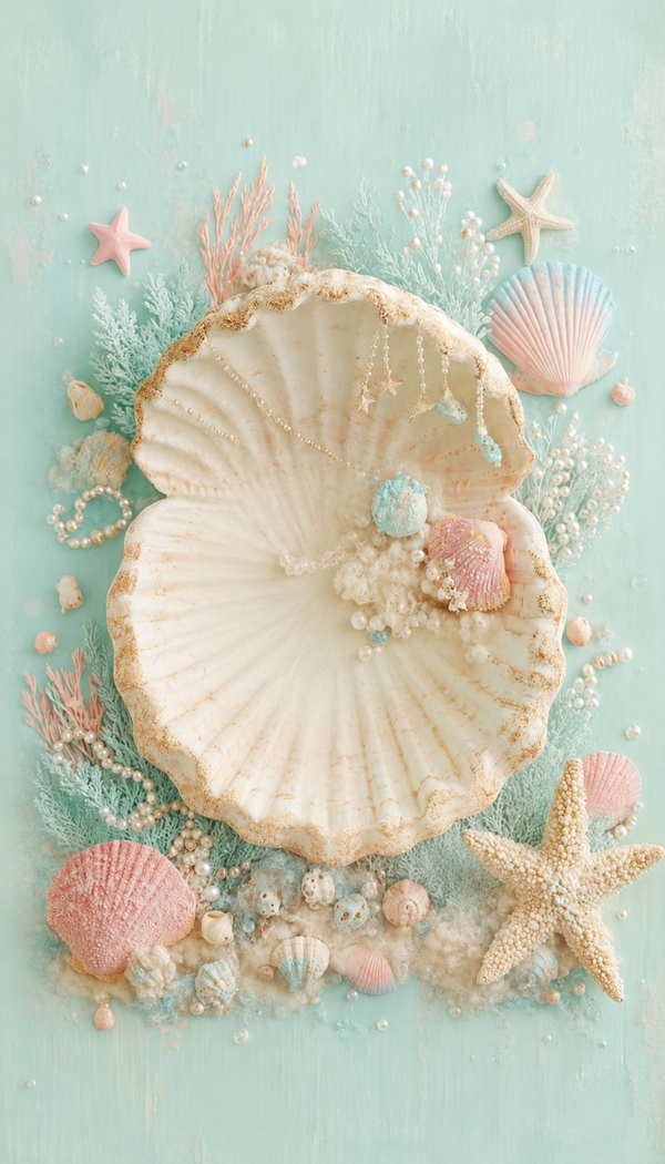 Ocean shell vloer 150 x100 cm