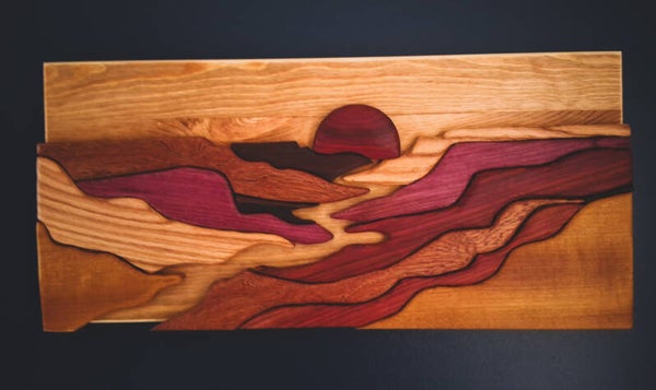 Tableau coucher de soleil