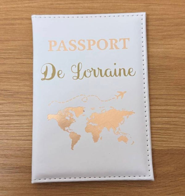 Protège passeport personnalisé