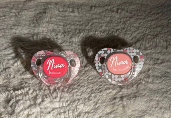 Tétine bébé Badabulle personnalisée