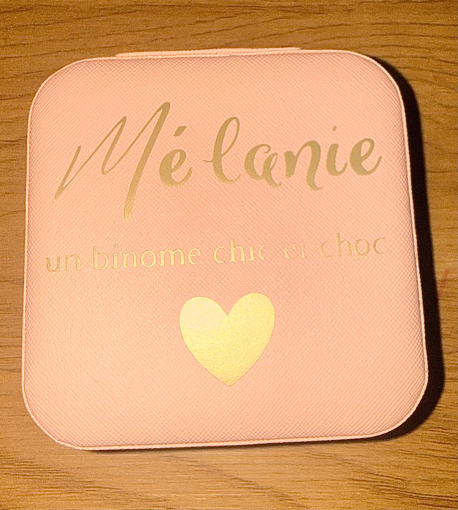 Boîte à bijoux personnalisée