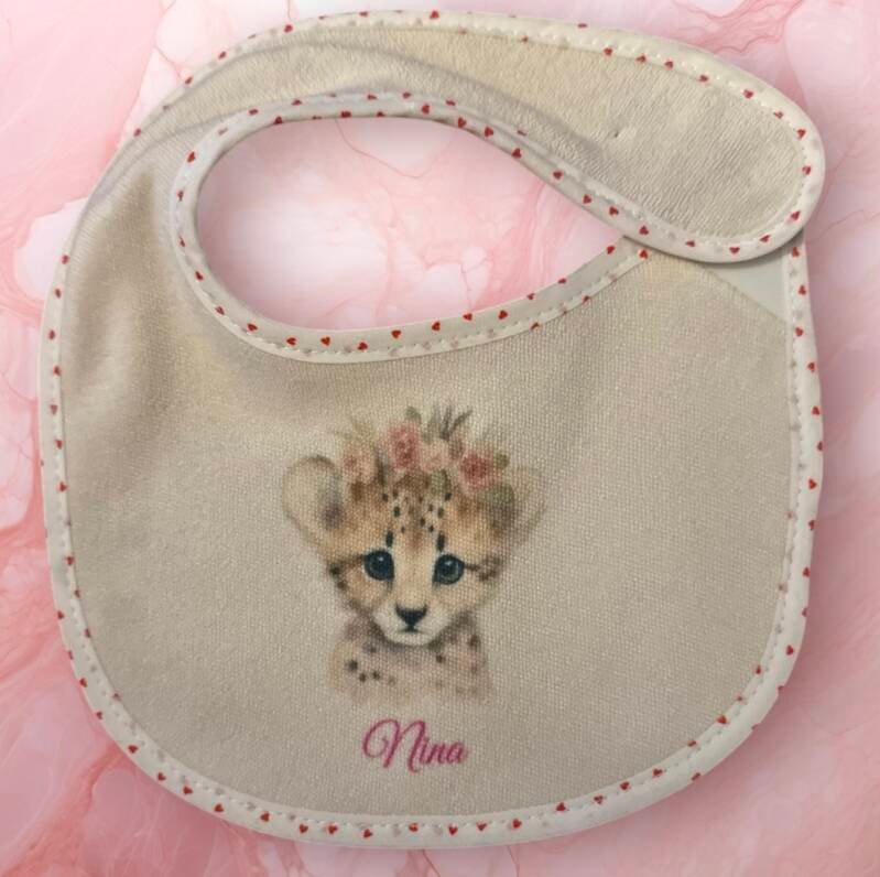 Bavoir avec photo  personnalisée