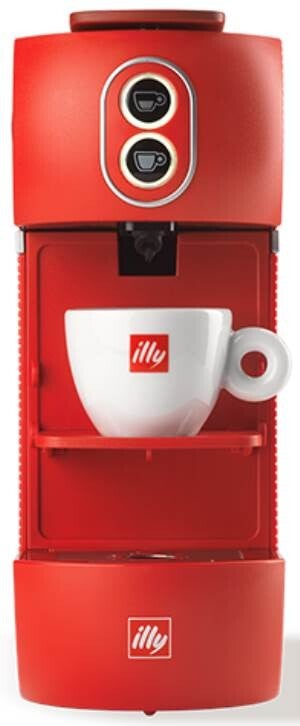 Illy Easy Automatica Macchina per caffe a cialde 1 L Easy, Macchina per caffè a cialde, 1 L, Cialde caffè, 1250 W, Rosso