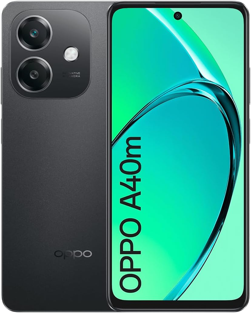 OPPO A40M 8+256GB 6.67" 4G Sparkle Black ITA