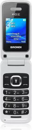 BRONDI FOX CELLULARE GSM DUAL SIM FLIP COLORE BIANCO