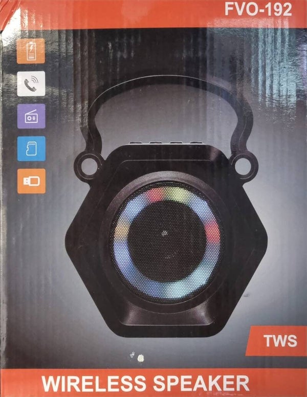 CASSA BLUETHOOT BT VERSIONE V5.0 OUTPUT POWER 3W INPUT NVOLTAGE DC5V 500MA MODEL: FVO-192