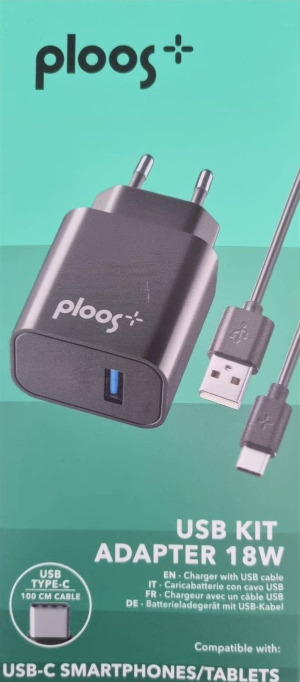 CELLULARLINE CARICATORE COMPLETO USB/TYPE-C