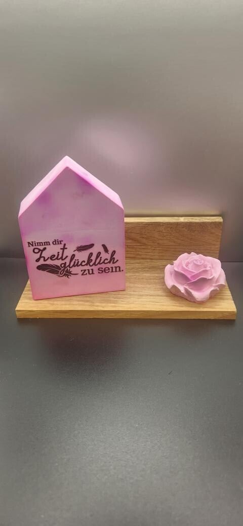 Haus mit Rose