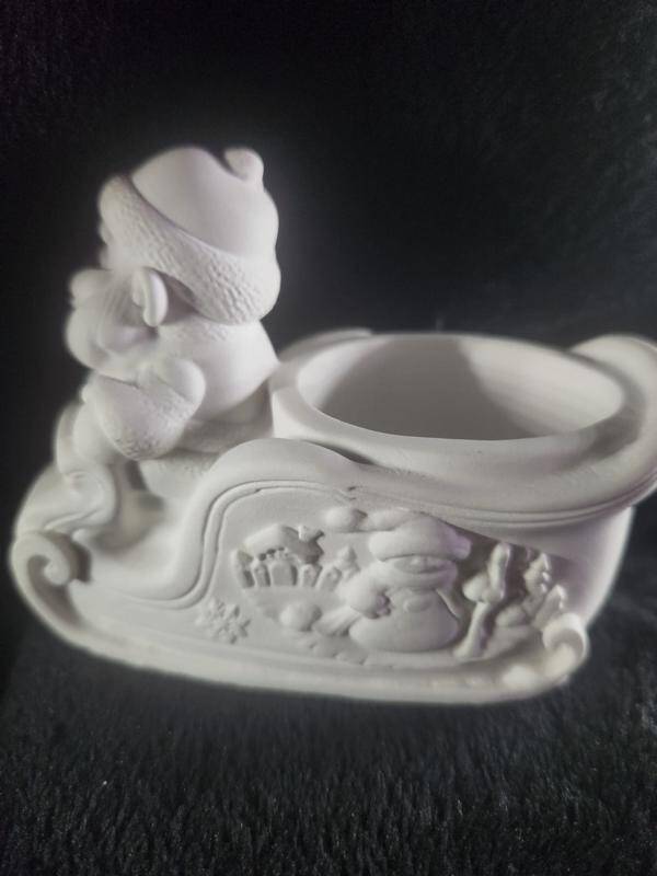 Weihnachtsmann mit Schlitten