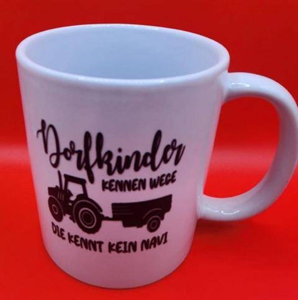 Kaffetasse Dorfkinder
