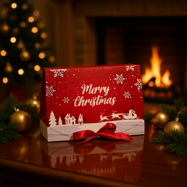 Coffret découverte de Noël rouge