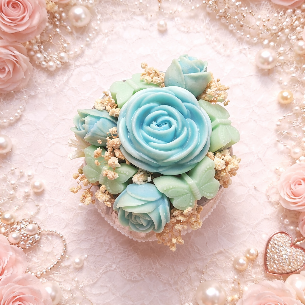 🍓 Bouquet de fondants parfumés – Rhubarbe Myrtille 🫐