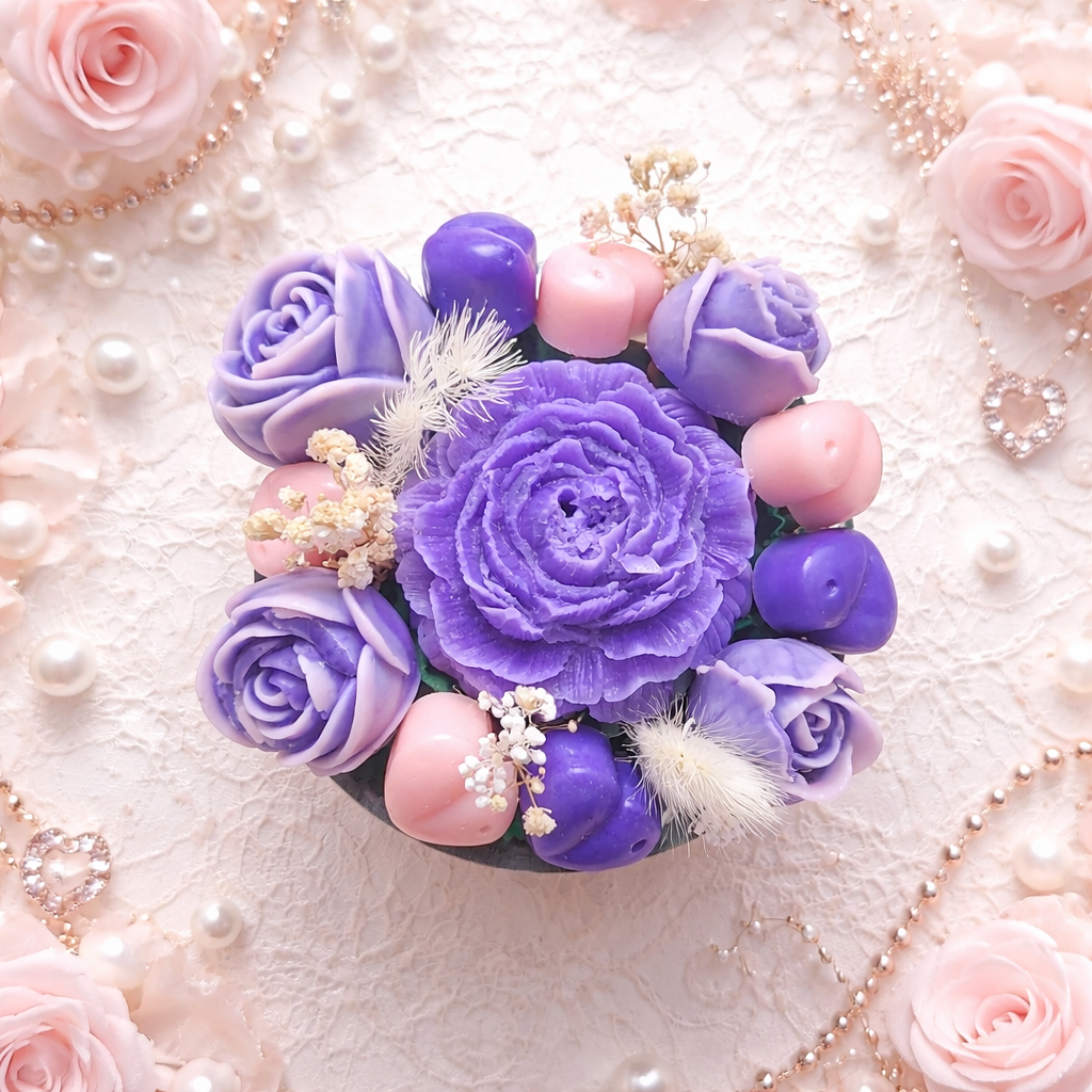 🌹Bouquet de fondants parfumés – Rose🌹