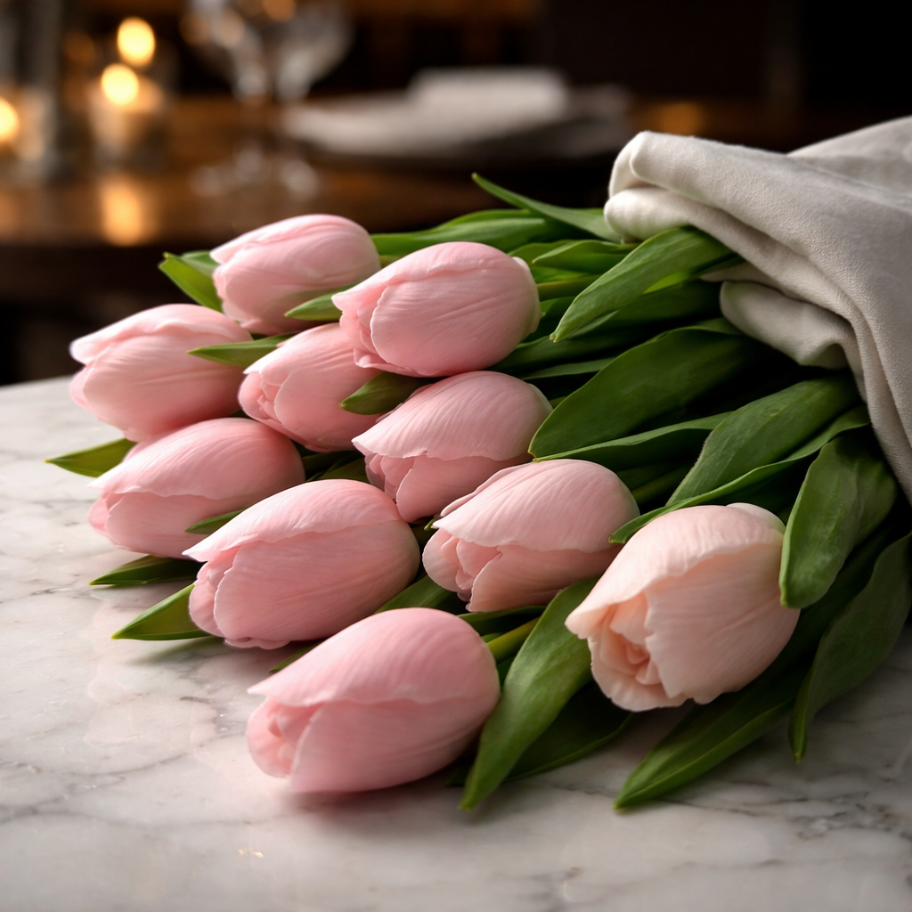 Bouquet de 5 tulipes