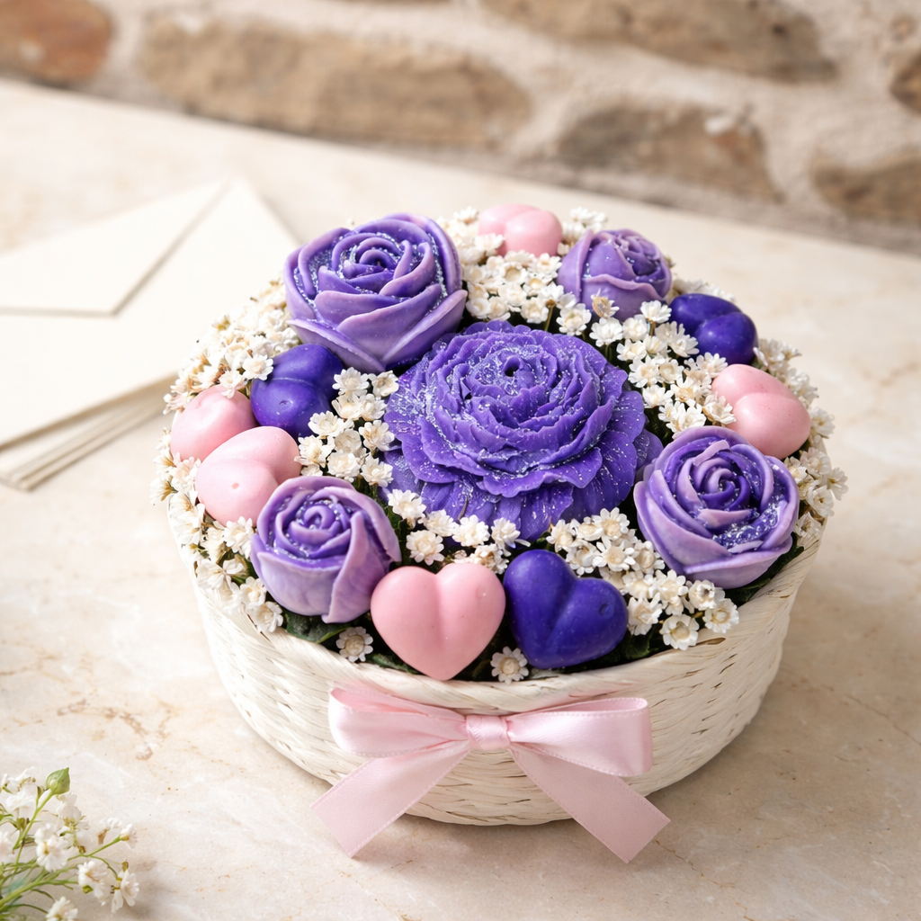 🌹Bouquet de fondants parfumés – Rose🌹