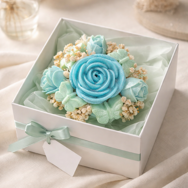 🍓 Bouquet de fondants parfumés – Rhubarbe Myrtille 🫐