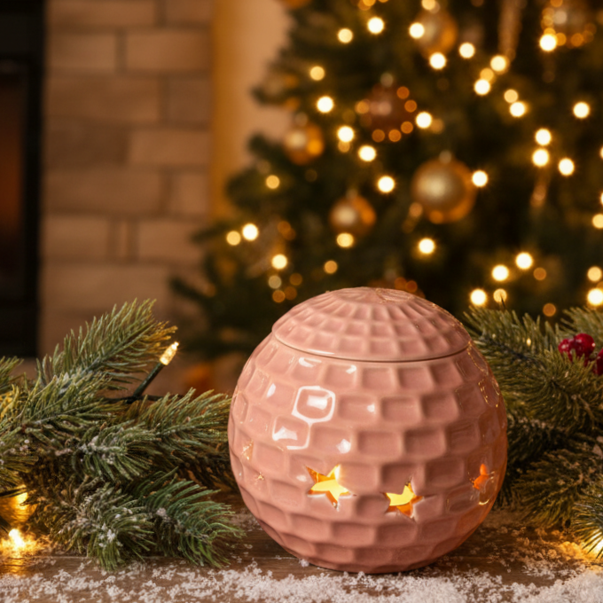 Brûleur Boule rose étoilée