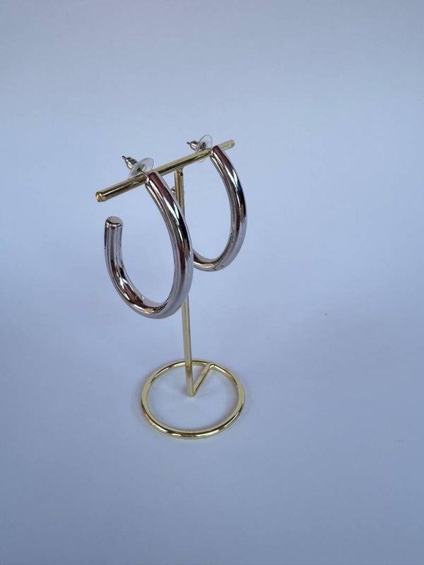 silver drop earrings