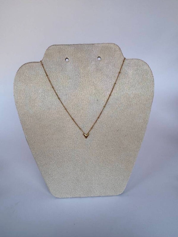 V necklace gold