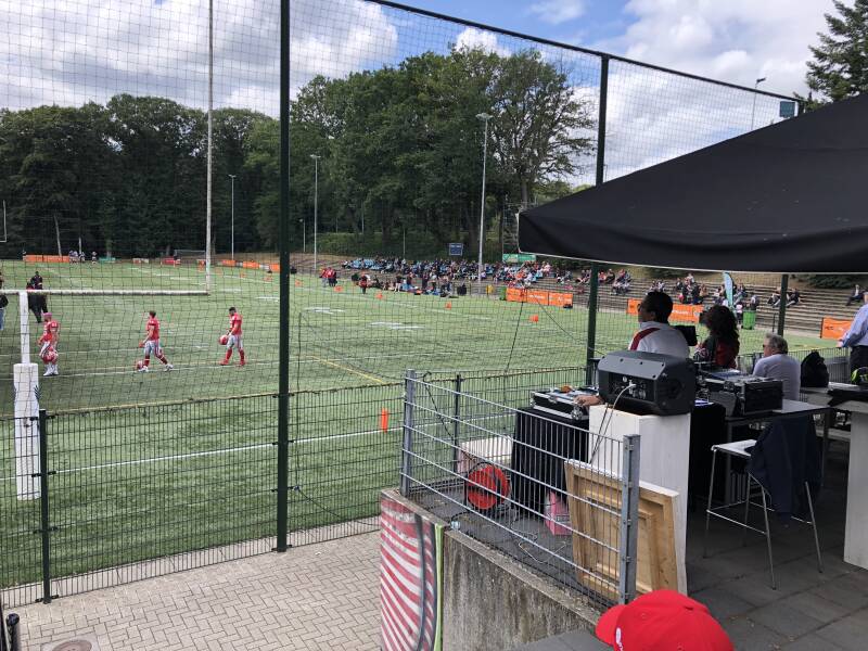 Geluid verzorgen bij American football 