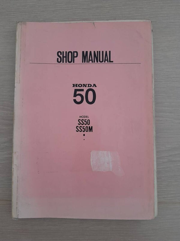 Manuel d'atelier Honda SS50 SS50M (format papier)