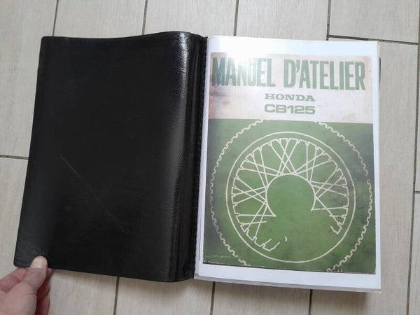 Manuel d'atelier Honda CB 125 JX + RMT (format papier)