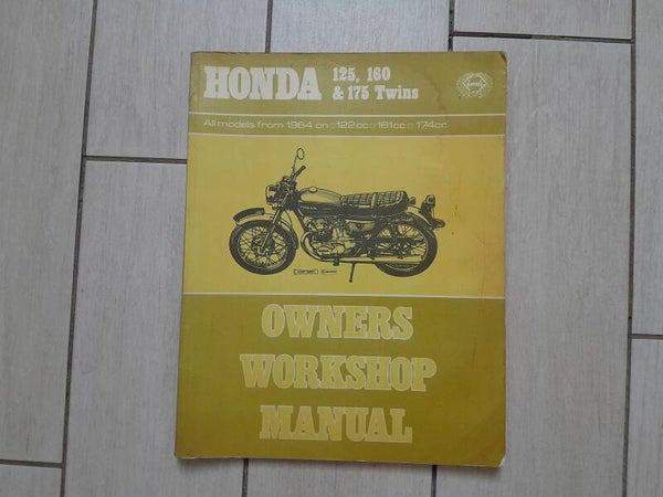 Owners workshop manual Honda CB CD 125 160 175 (format papier)