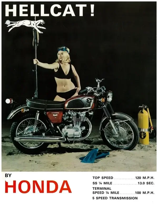 Housse de selle Honda CL 450 K1 1968-69