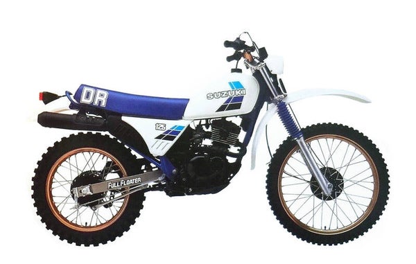 Housse de selle Suzuki DR 125 1984